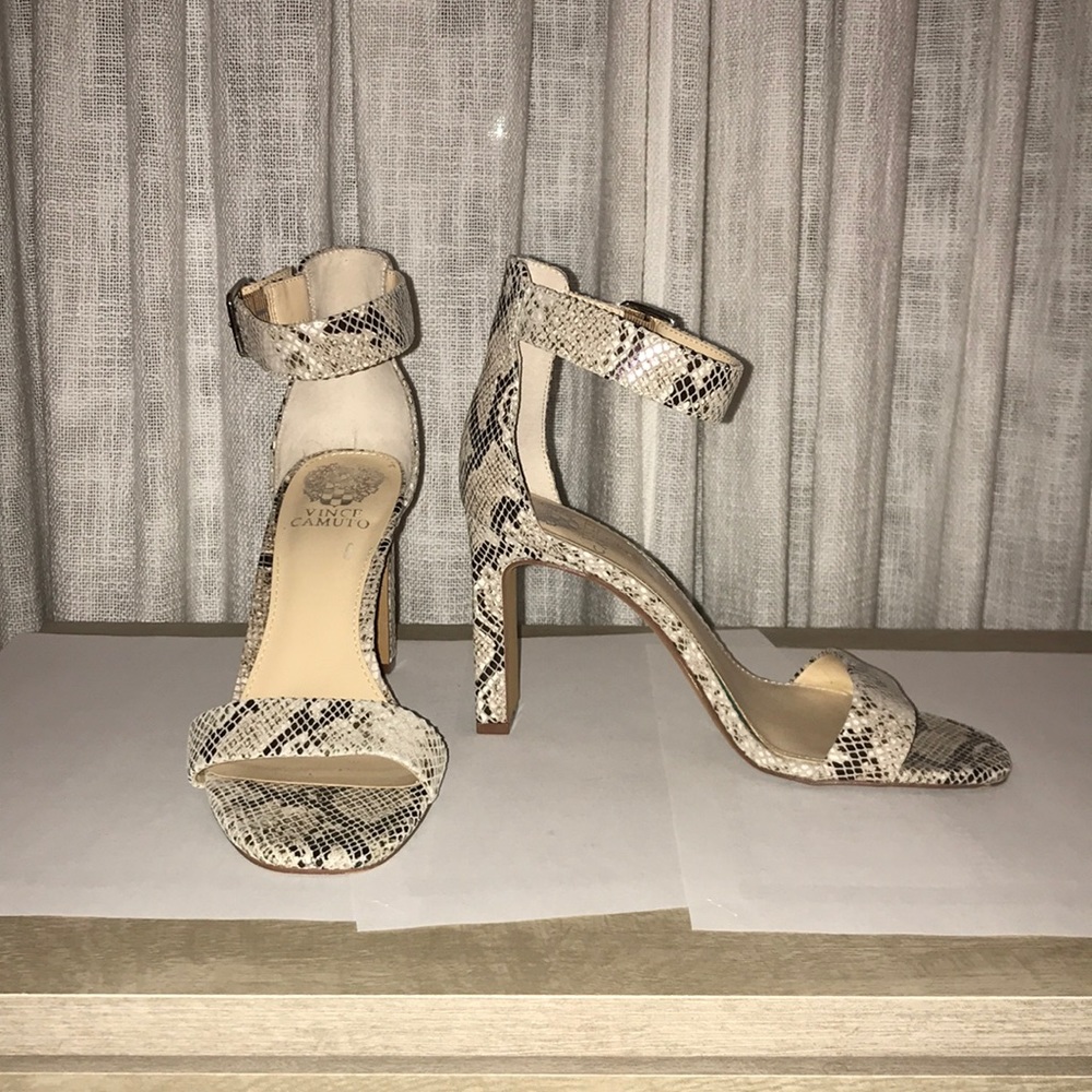 Vince Camuto snakeskin heels